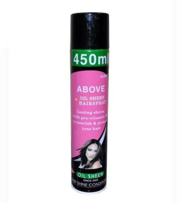 Above Oil Sheen Hairspray With Pro Vitamin B5