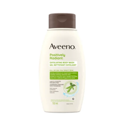 Aveeno Positively Radiant Exfoliating Body Wash 532Ml