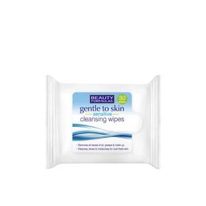 Beauty Formulas Gentle To Skin Sensitive Cleansing Wipe 30Pc