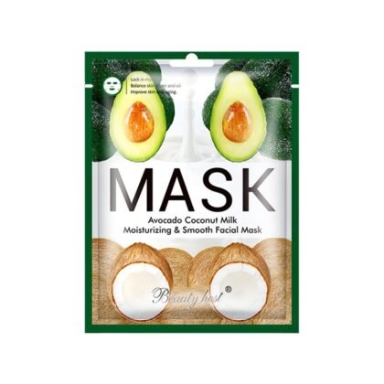 Beauty Host Mask Avocado Coconut Milk Moisturizing And Smooth Facial Mask