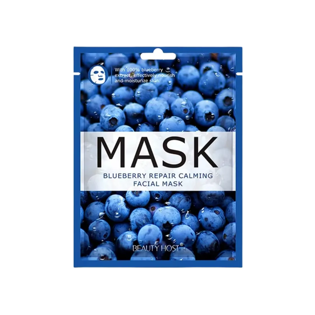 Beauty Host Mask Blue Berry Repair Calming Facial Mask