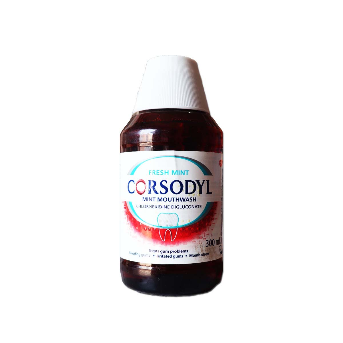 Fresh Mint Corsodyl Mint Mouthwash 300ml