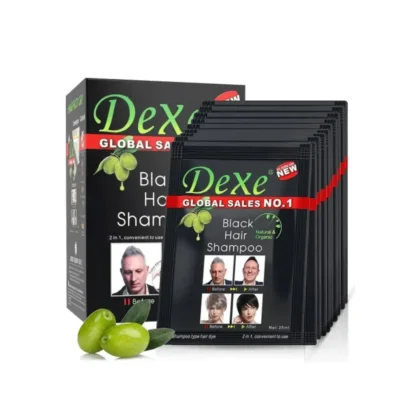 Dexe Global Sales No1 Black Hair Shampoo 25Ml X 10
