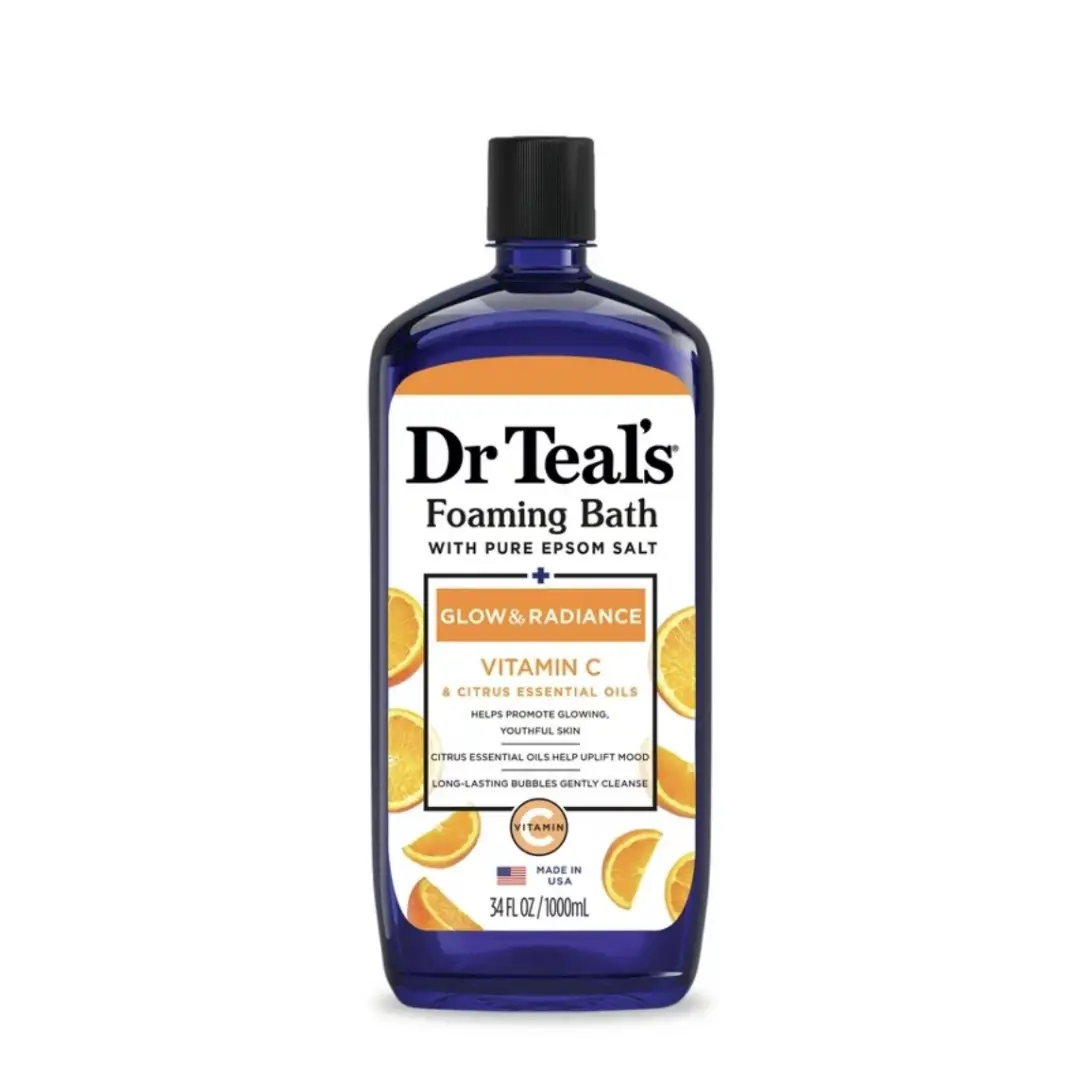 Dr Teals Foaming Bath Glow And Radiance Vitamin C
