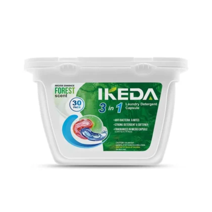 Ikeda 3 In 1 Laundry Detergent Pods 30 Pods