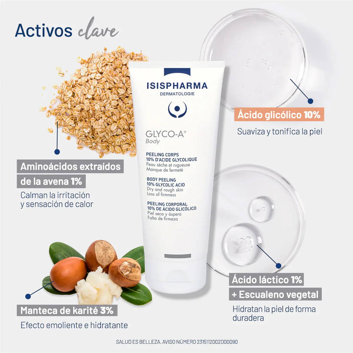 Isispharma Glyco A Body 10 Glycolic Acid 200Ml - Image 2