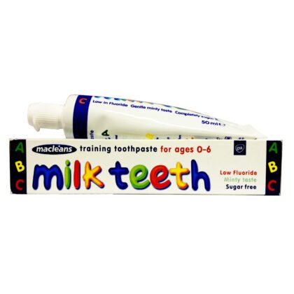 Macleens Training Toothpaste For Ages 1-To-6 50Ml Blue And White