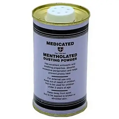 Medicated Mentholated Dusting Powder Small 80G