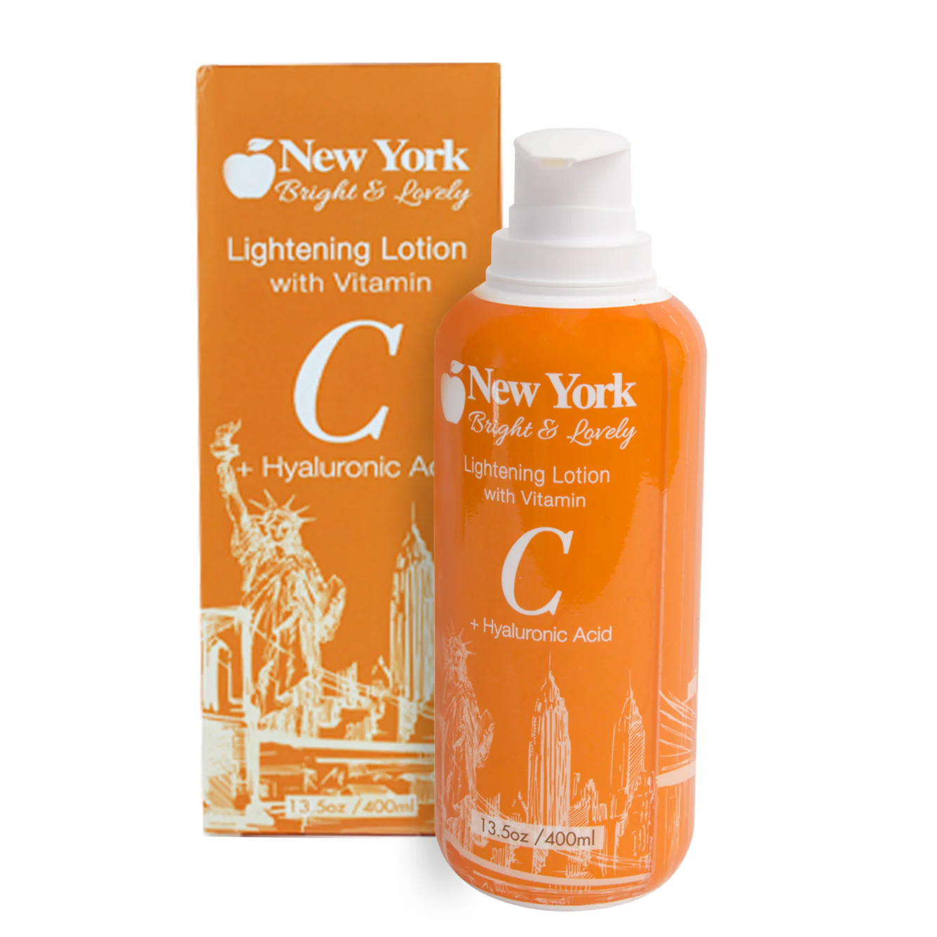New York Bright Lovely Lightening Lotion With Vitamin C Hyaluronic Acid 400Ml - Image 2