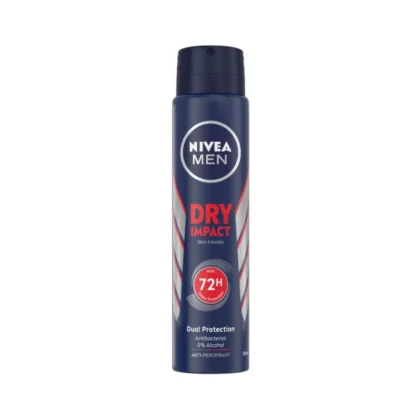 Nivea Men Dry Impact Body Spray 200Ml