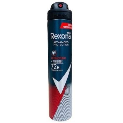 Rexona Men Antibacterial Invisible Body Spray 200Ml