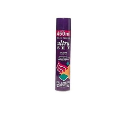 Salon Formula Ultra Set Oil Sheen Hairspray 450Ml