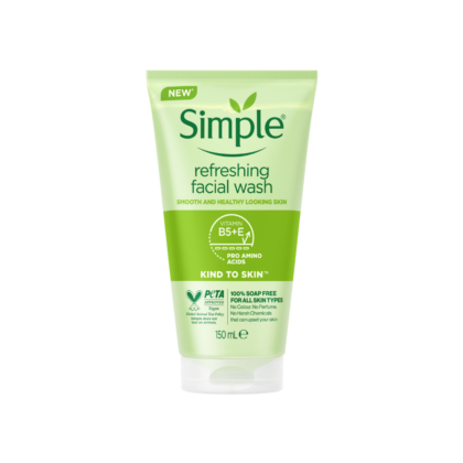 Simple Refreshing Facial Wash Vitamin B5E 150Ml