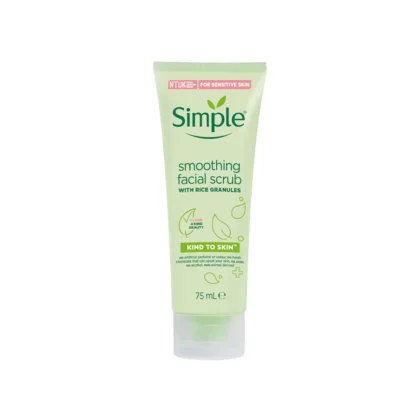 Simple Smoothing Facial Scrub With Rice Granules 75Ml