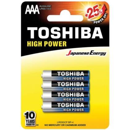 Toshiba Aaa High Power Battery