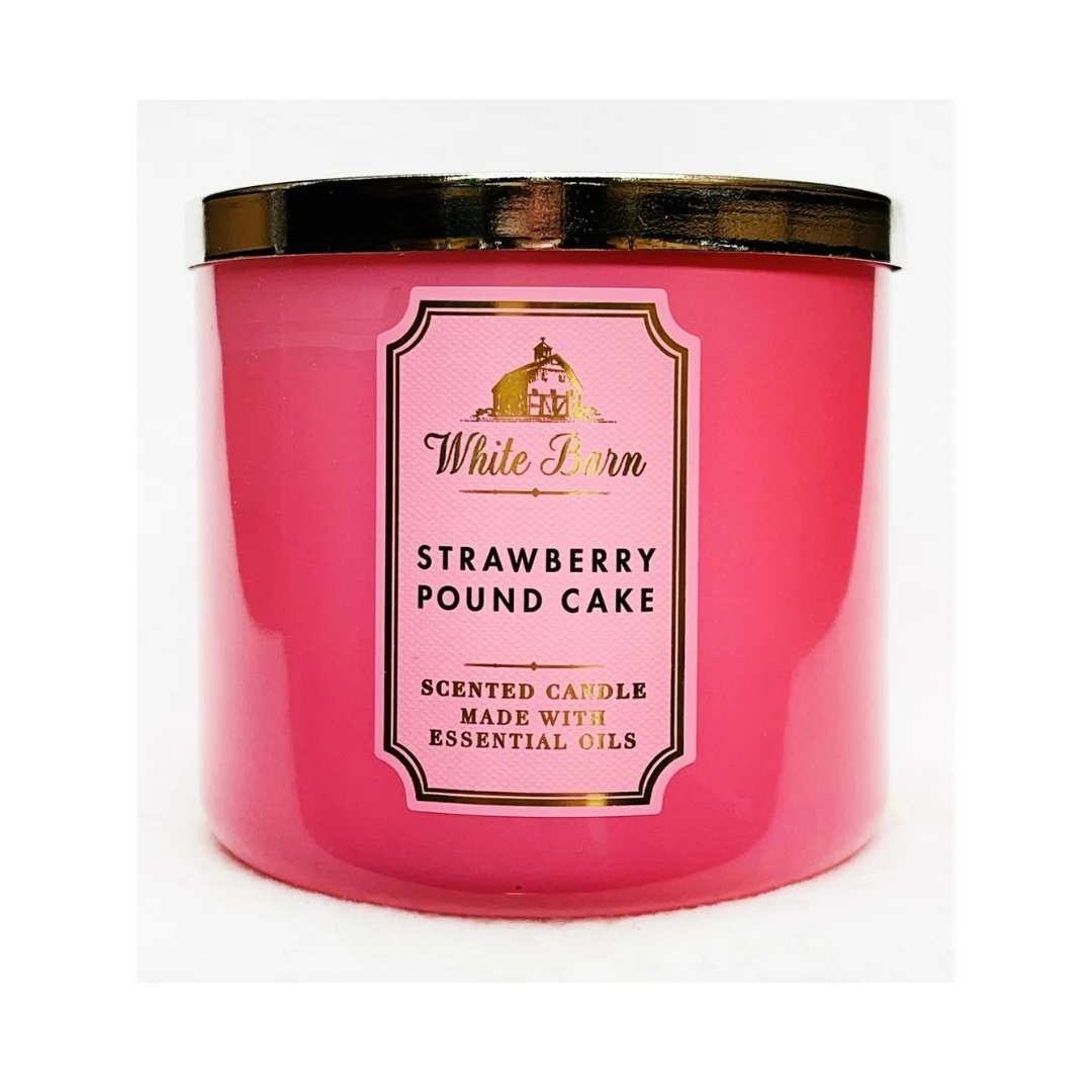 White Barn Strawberry Pound Cake 411G Candle