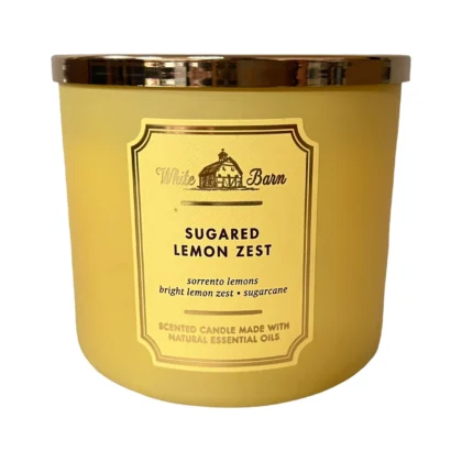 White Barn Sugared Lemon Zest Candle 411G
