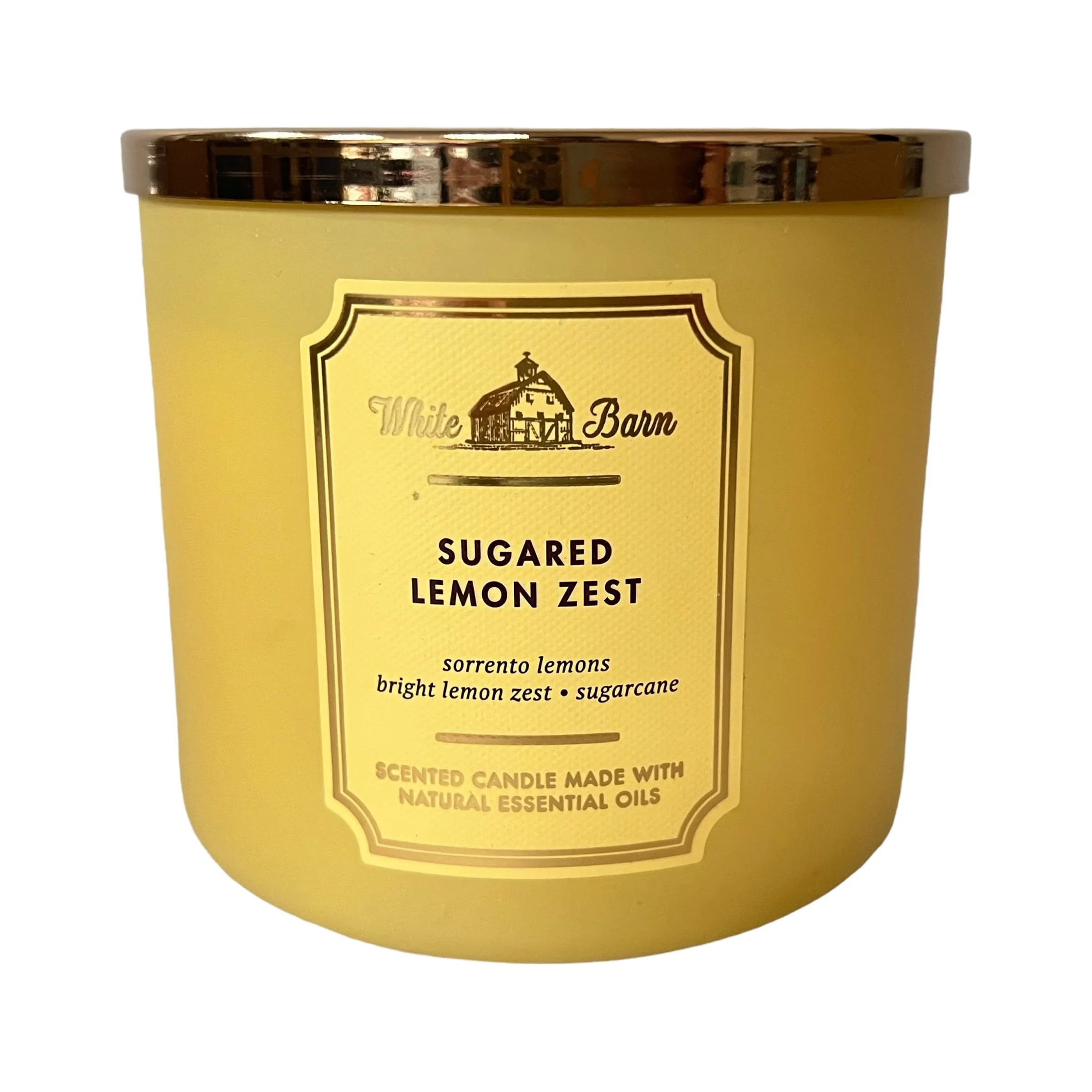 White Barn Sugared Lemon Zest Candle 411G