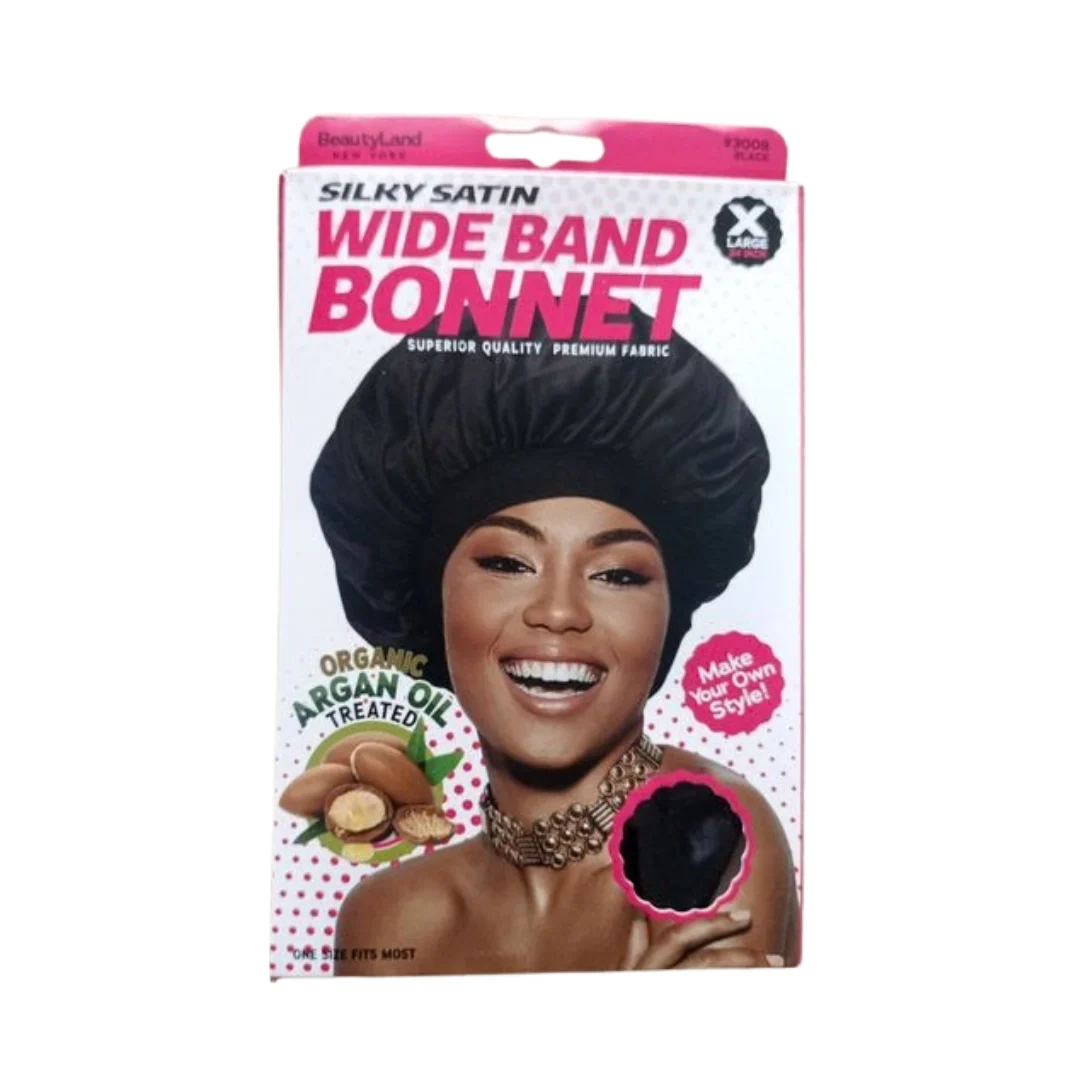 Wide Band Bonnet Black
