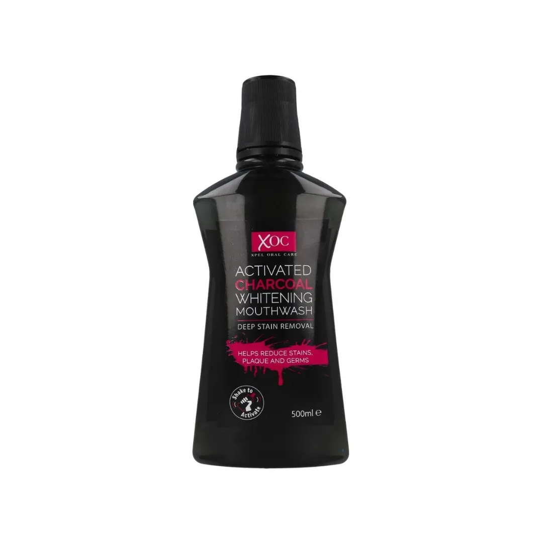 Xoc Activated Charcoal Whitening Mouthwash