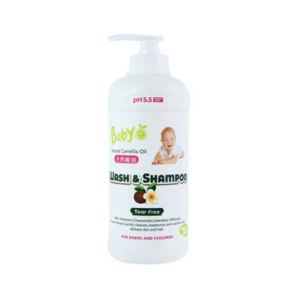Baby Natural Camelia Wash And Shampoo 1000Ml