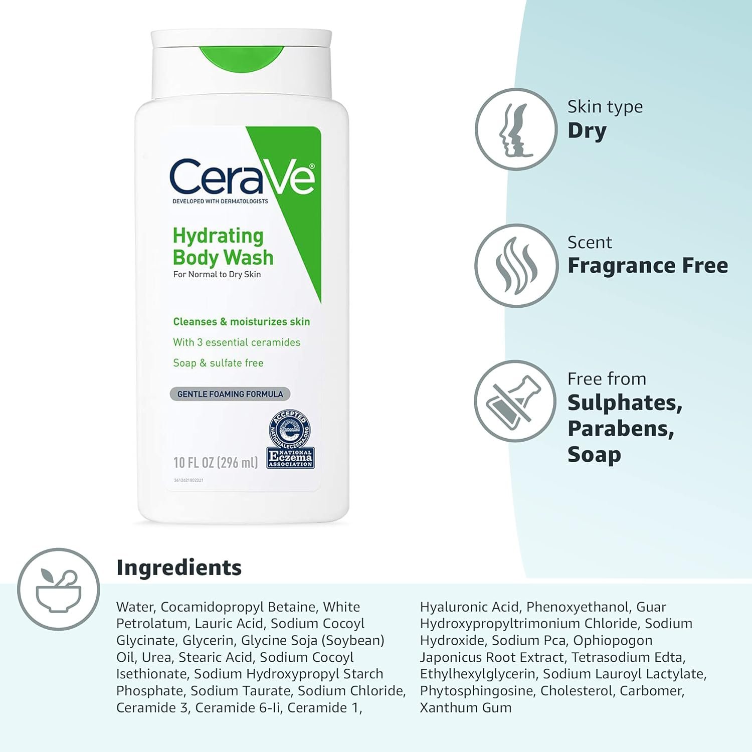 Cerave Hydrating Body Wash - Image 4