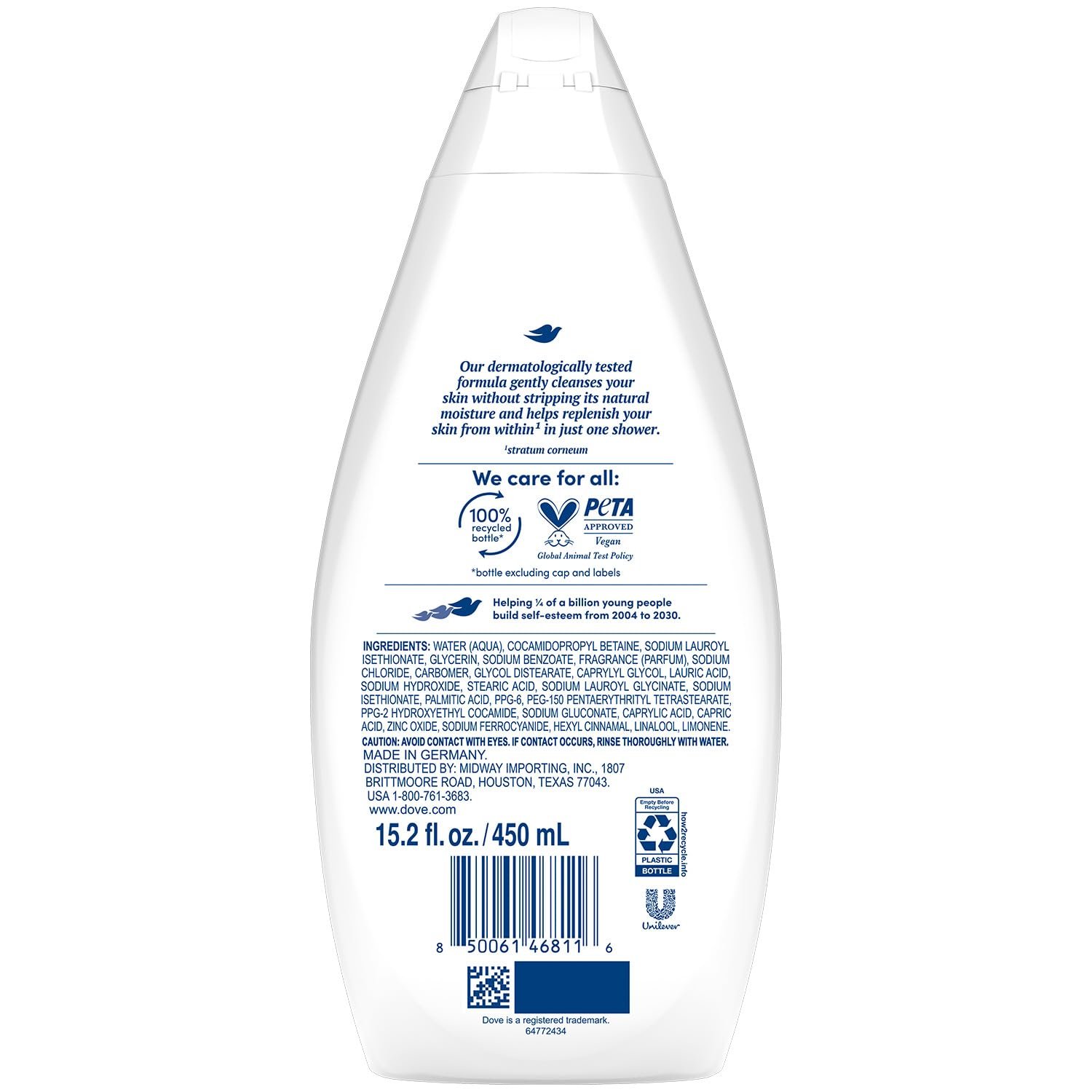 Dove Hydrate 500Ml - Image 2