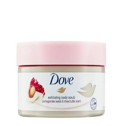 Dove Exfoliating Body Scrub Pomegranate Seeds Shea Butter Scent 225Ml