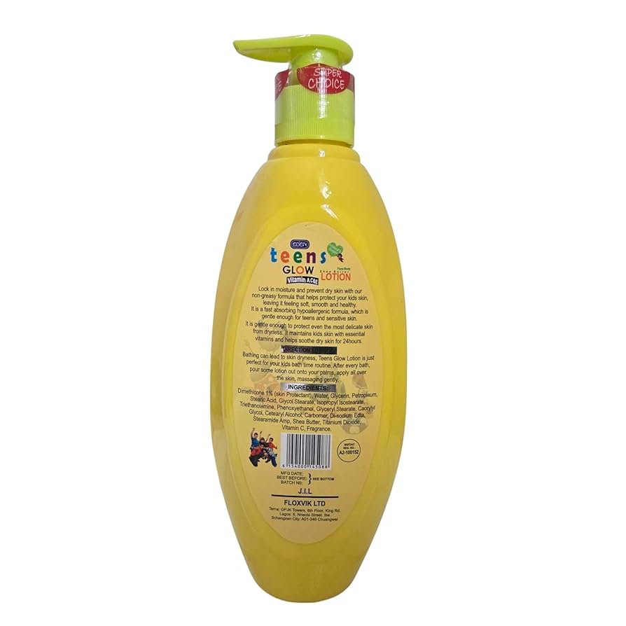 Eden Teens Glow Sheabutter Lotion 450Ml - Image 2