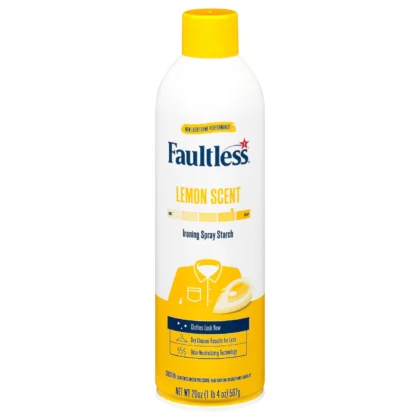 Faultless Lemon Scent Ironing Spray Starch 567G