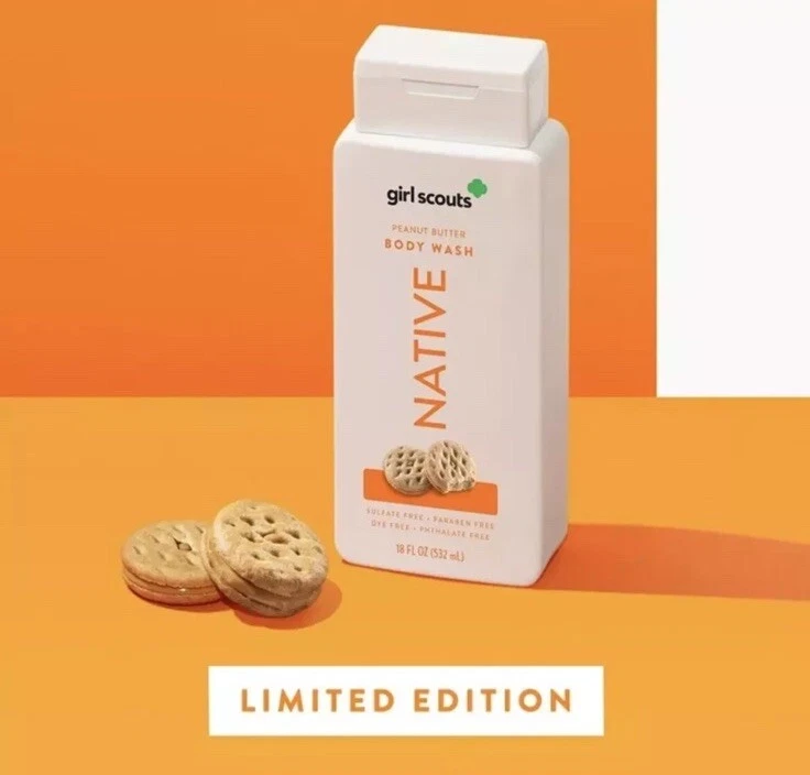 Girls Scouts Native Peanut Butter Body Wash - Image 2