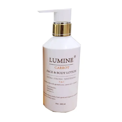 Lumine Carrot Face Body Lotion 3-In-1 400Ml