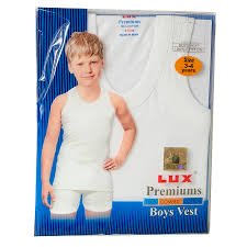 Lux Premium Boys Vest 7 8 Years