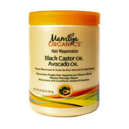 Mamiya Organics Hair Mayonnaise Black Castor Oil Avocado Oil 567G