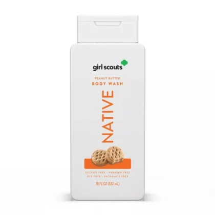 Girls Scouts Native Peanut Butter Body Wash