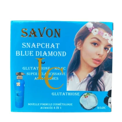 Savon Snapchat Blue Diamond Bar Soap
