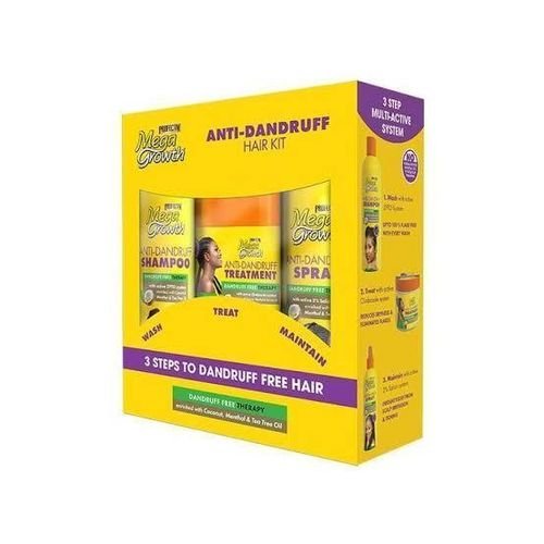 Mega Growth Anti Dandruff Hair Kit 3 Steps To Dandruff Free Hair