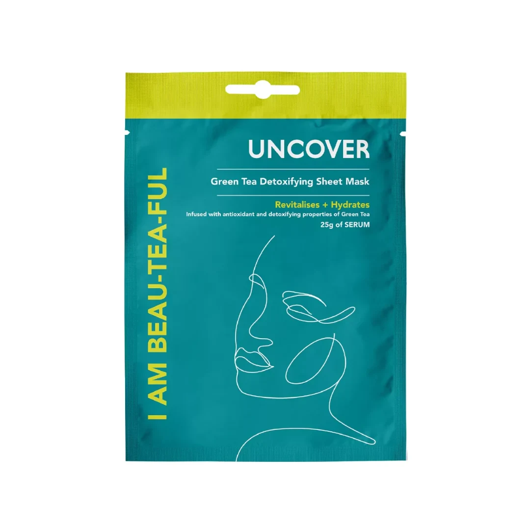 Uncover Green Tea Detoxifying Sheet Mask