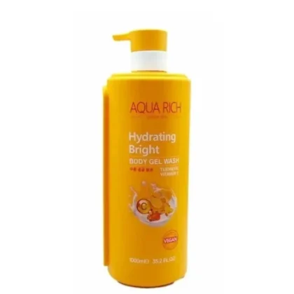 Aqua Rich Hydrating Body Gel Wash Turmeric And Vitamin C 1000Ml